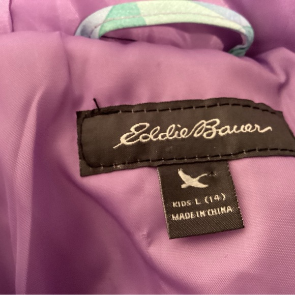 Eddie Bauer Coat with geometrical design Girls size Large (14) - Picture 6 of 13